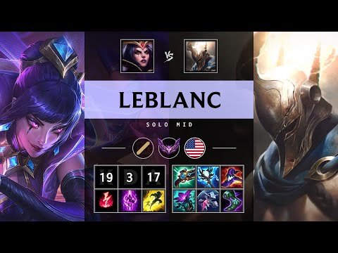 LeBlanc Mid vs Pantheon: Triple Kill, Legendary - NA Master Patch 14.19