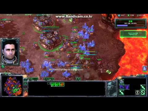 Starcraft 2 Final mission all in, without nydus worm, use hive mind emulator, Brutal
