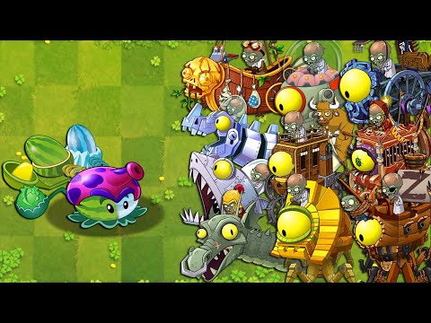 Plants vs Zombies 2 Final Boss - Every Throws Plants Max Level vs PvZ 2 Final Bosses Fight!