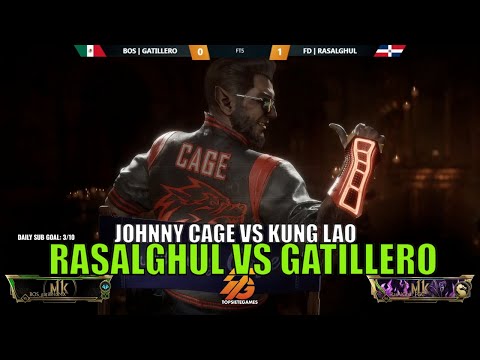 RASALGHUL VS GATILLERO - JOHNNY CAGE VS KUNG LAO - FT5 - Mortal Kombat 11 Ultimate