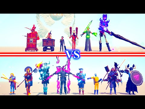 NEW HIDDEN UNITS Team vs OLD HIDDEN UNITS Team - Totally Accurate Battle Simulator TABS