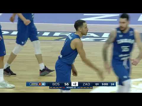 AdmiralBet ABA League 2025/26, extended highlights, R13: Bosna BH Telecom - Zadar (2.1.2026)