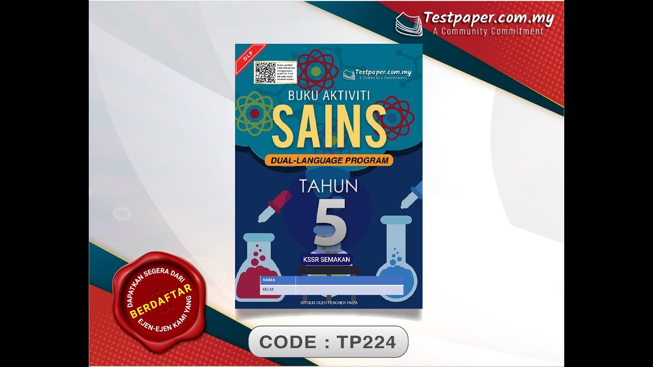 TAHUN 5: MODUL LENGKAP AKTIVITI PENTAKSIRAN TOPIKAL SAINS KSSR SEMAKAN (DLP)