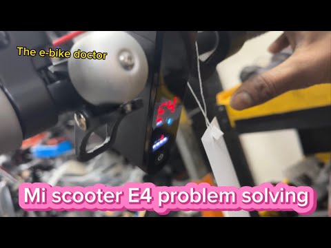 How to solve scooter E-4(error 4) problem | SD store | repair scooter.