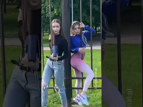 stuck in the fence because of my🍑😂 Inst: fitnesstonya1