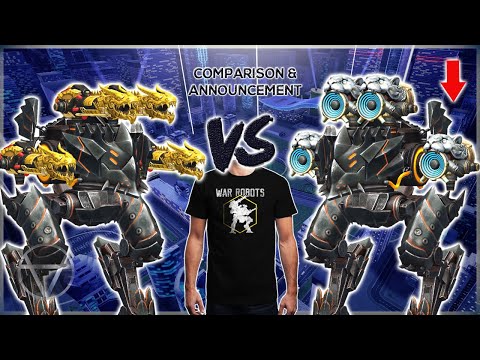 [WR] 🔥 Scatter (nerfed) VS Blaze – Mk2 Maxed Comparison | War Robots
