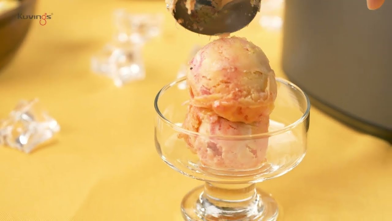 RECIPE "Làm kem hoa quả đông lạnh" cùng máy ép chậm hiệu Kuvings J80 [NS-120]