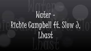 (Letra / Lyrics) Richie Campbell - Water