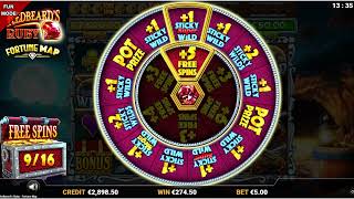 💥 REDBEARD’S RUBY – FORTUNE MAP (REFLEX GAMING) 💥 HUGE WIN! 💥 NEW SLOT! 💥