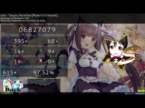 [osu!] nao - Taiyou Paradise [Moscho's Insane]+Double Time FC