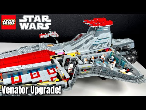 XXL LEGO Venator Upgrade: Innenraum, Figuren, Microbuilds & Details! | Star Wars MOC