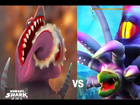 BUZZ vs COLOSSAL SQUID THE BOSS LIVE CONTEST - Hungry Shark World
