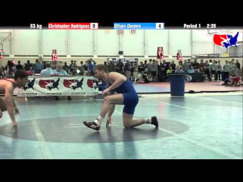 Christopher Rodriguez vs. Ethan Owens at 2013 ASICS University Nationals - FS
