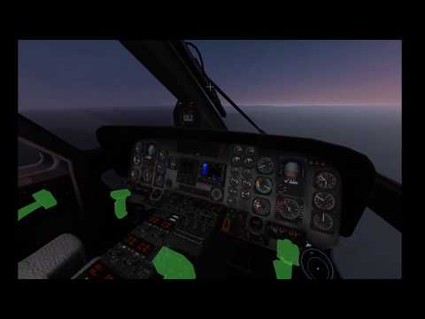 X plane 11 VR (heli flight)