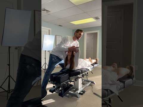 *LOUDEST* Shoulder POPS I've Ever Heard! 😳 #shorts #chiropractic