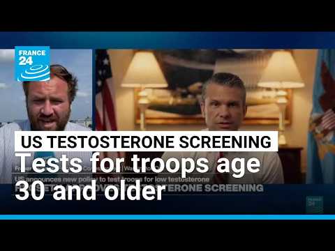 US Defense Secretary Pete Hegseth announces testosterone screening for US troops