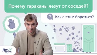 Что делать, если тараканы лезут от соседей? Обработка от тараканов