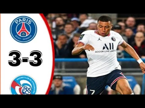 PSG vs Strasbourg (3-3), Mbappe Goals, Hakimi Goal Results and Extended Highlights.