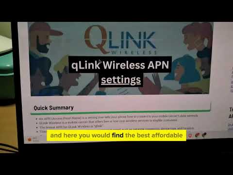 Qlink Wireless Apn Settings For All Device Android And Ios