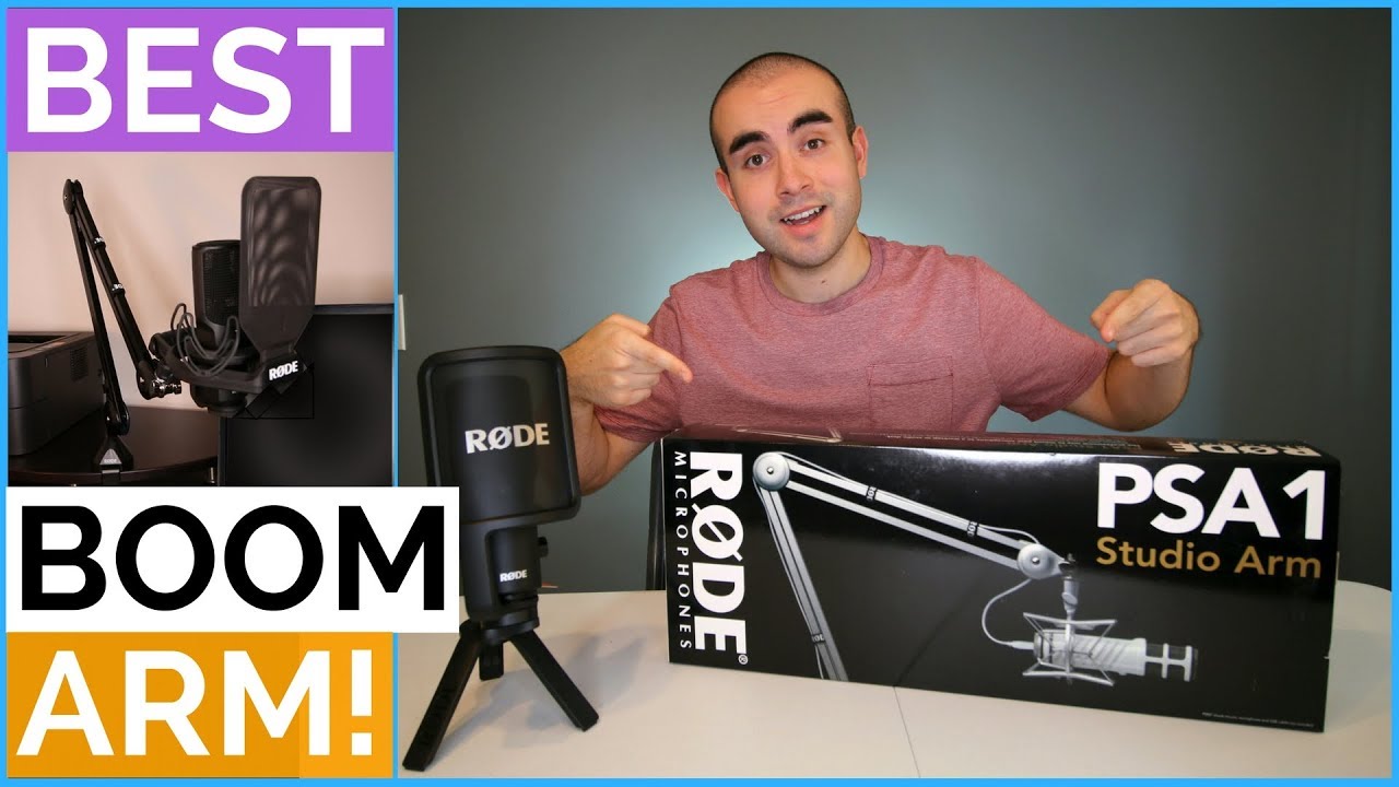 Rode PSA1 Studio Broadcast Style Boom Arm (For Desktop Use)