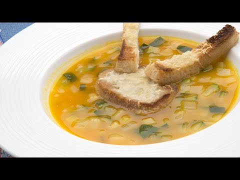 Sopa de calabaza con verduras - Karlos Arguiñano