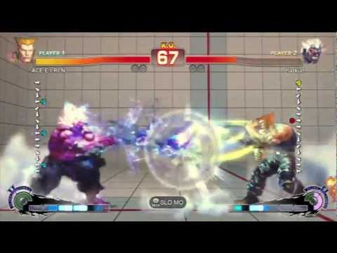.:: Super Street Fighter IV AE 2K12 ::. ACE E I RI N [GUILE] Vs hatkun [ONI]