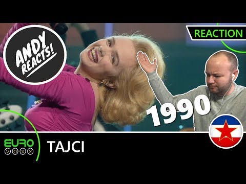 ANDY REACTS! Tajci - Hajde Da Ludujemo (Yugoslavia 1990) EUROVISION REACTION!