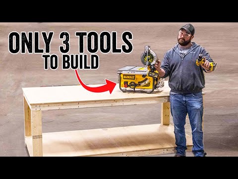 EASY Beginner Basic Tool Workbench Build!
