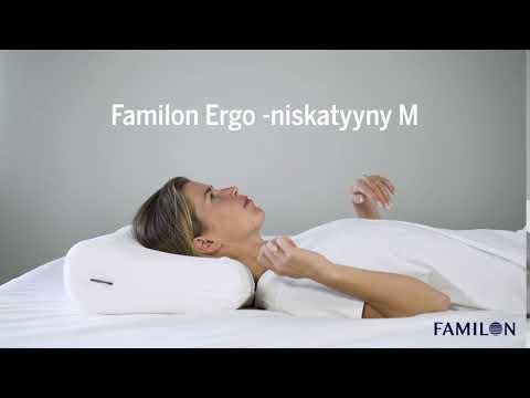 Watch video Familon Ergo neck support pillow M