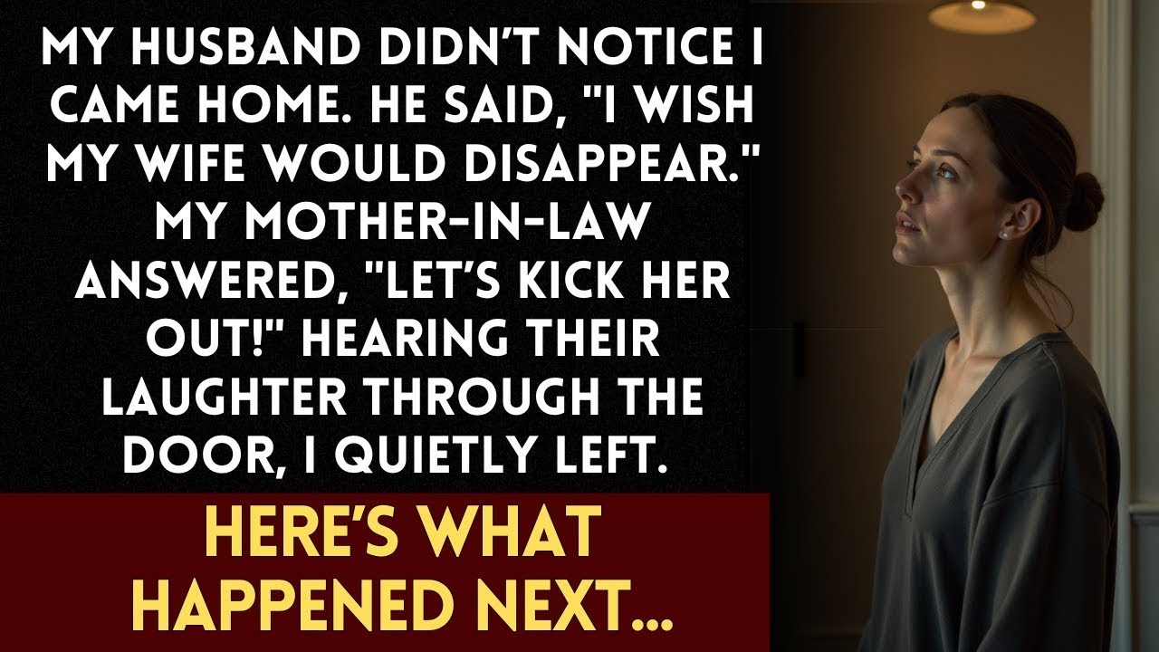 I Overheard My Husband and Mother-in-Law Planning to Kick Me Out—Here’s What Happened!