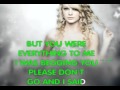 Taylor Swift - Love Story Karaoke version 