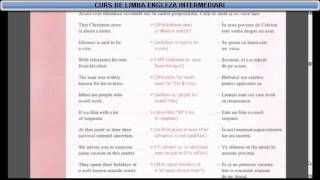 Curs de limba Engleza nivel intermediar (temavocabular) - Lectia 29