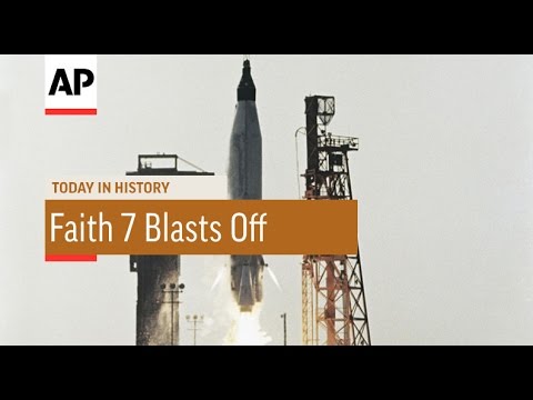 Faith 7 Blasts Off - 1963 | Today In History | 15 May 17