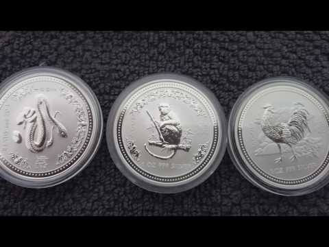 Silver stacking first month. total stack June 2016 Lunar and others