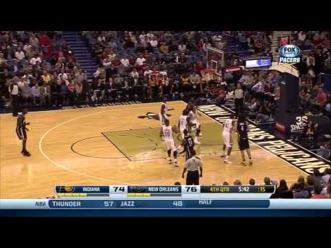 Luis Scola Blocks Lance Thomas