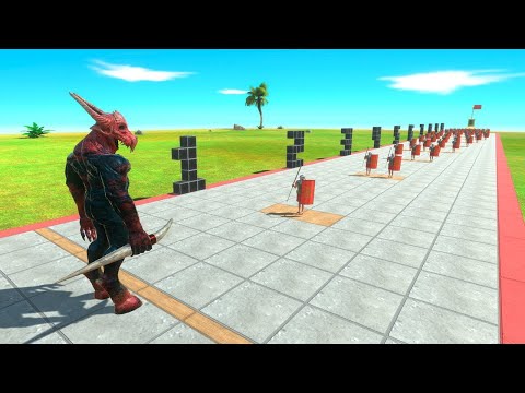 Romanus Test | Ancient Warriors Battle | Animal Revolt Battle Simulator