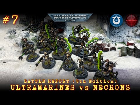 Space Marines vs Necrons Warhammer 40K Battle Report 9th Edition (EP:7) Matched Play HD Strike Force