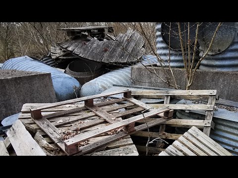 SOPTIPPEN vid SÅGVERKET - 2x EDIT - 210416 - DJI Mavic Mini - Johannishus - RONNEBY (Blekinge)