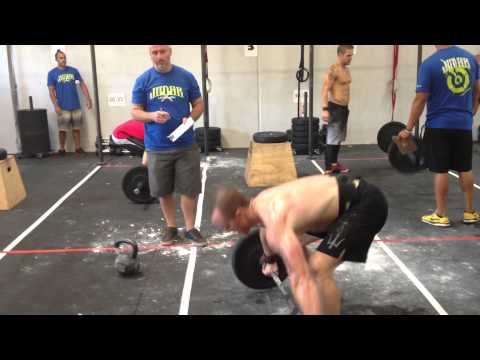 Paradiso CrossFit - McCoy finishing "The Kraken" at the Central Coast Clash