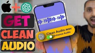 How to Remove Background Noise from any Audio using AI on iPhone for FREE?
