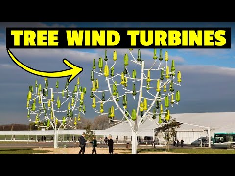 Free Electricity From the Tree-Shaped Wind Turbine