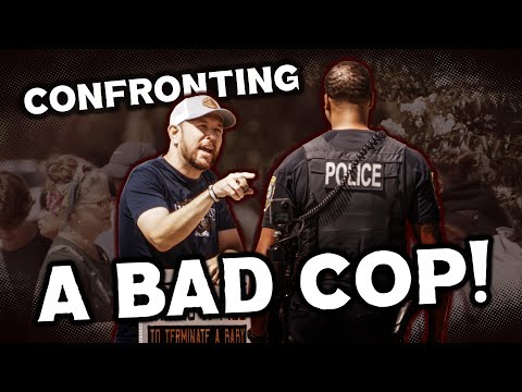Punk Cop Attempts to Stifle Discussion