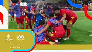 Download lagu Vietnam 3-2 Thailand | Men's Team Gold Medal Match Final Highlights | Football SEA Games 2025 mp3