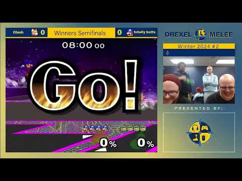 Drexel Melee Winter '24 #2: totally butts (Mario) Vs. olash (ICs) - WS