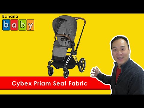 Putting the Cybex Priam Seat Fabric on the Priam Seat Frame