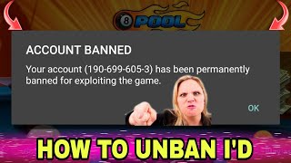 My 8 Ball Pool Account Banned ! How To Unban ?