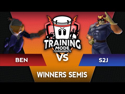 Training Mode Tournaments #12 Ben (Sheik) vs. S2J (Falcon) - SSBM Winners Semis - Melee