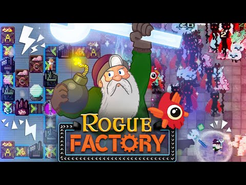 AUTOMATE SPELLS IN A FACTORY AND SURVIVE BULLET HELL IN ROGUE FACTORY!
