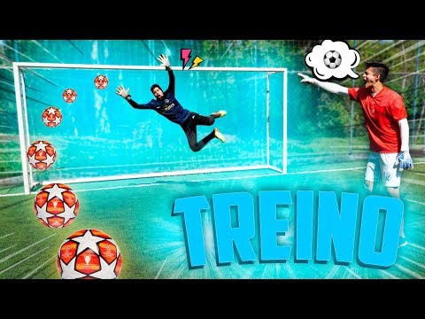 O GONZE TREINOU O ARTHUR COMO GOLEIRO PROFISSIONAL!!