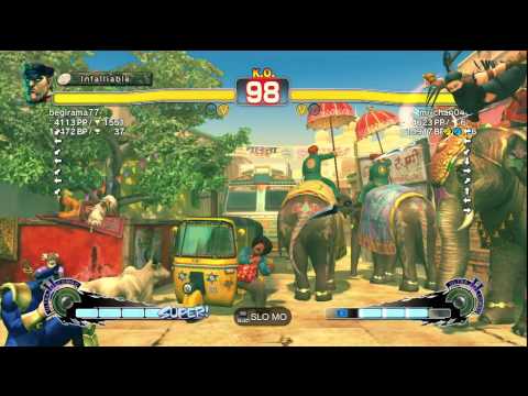 begirama77 [M. Bison] vs. mi-chan0406 [Ibuki] - PSN SSF4 Arcade Edition